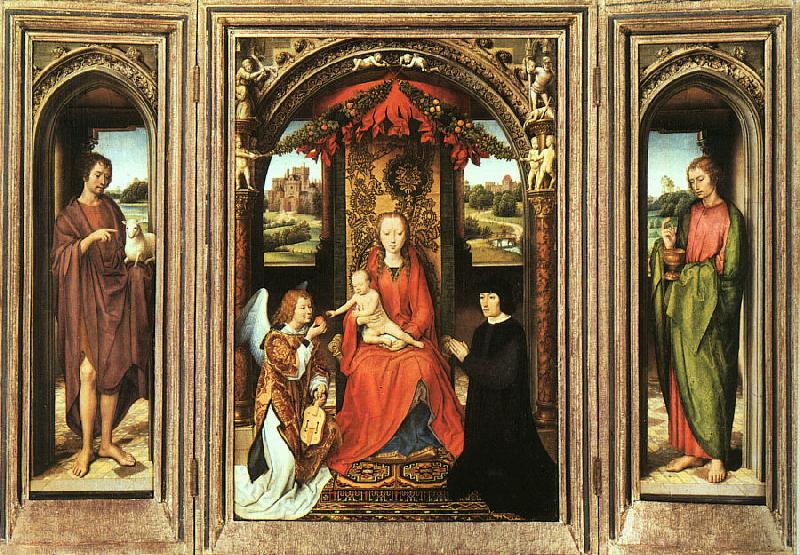 Hans Memling Triptych Spain oil painting art
